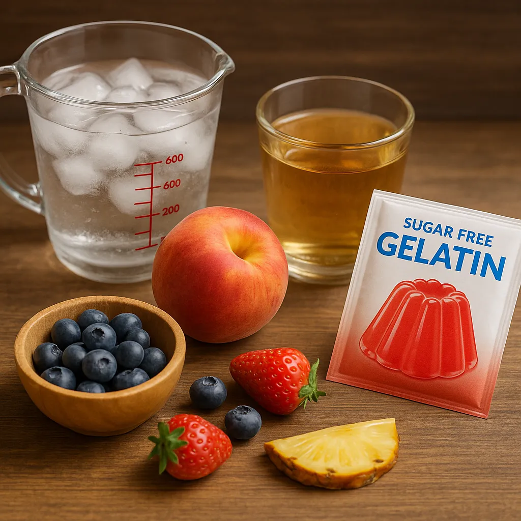 Bodegón receta para diabetes fácil de hacer con frutas. 
