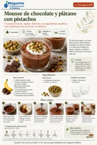 infografia-mousse-chocolate-platano-pistachos