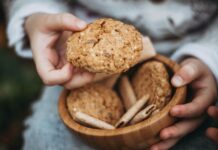 Receta de galletas de avena con chocolate