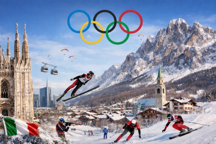 Cartel portada para JJOO de invierno 2026- Milano-Cortina