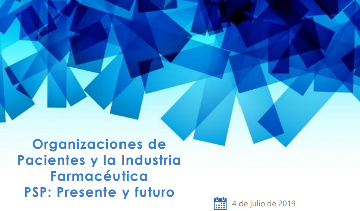 Ponencia sobre organizaciones de pacientes e industria farmacéutica