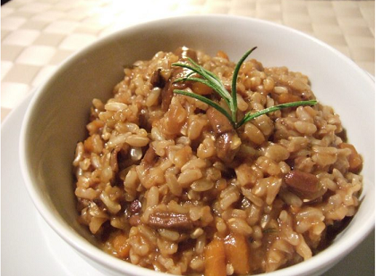 Risotto de calabaza y zanahoria Receta Risotto de calabaza y zanahoria