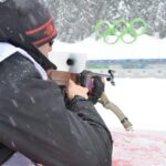 deportista de biathlon