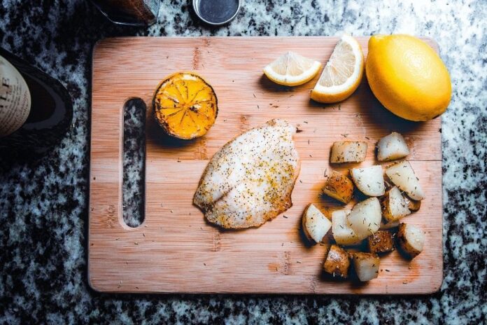 dorada con cilantro