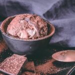 Receta de helado de chocolate y plátano